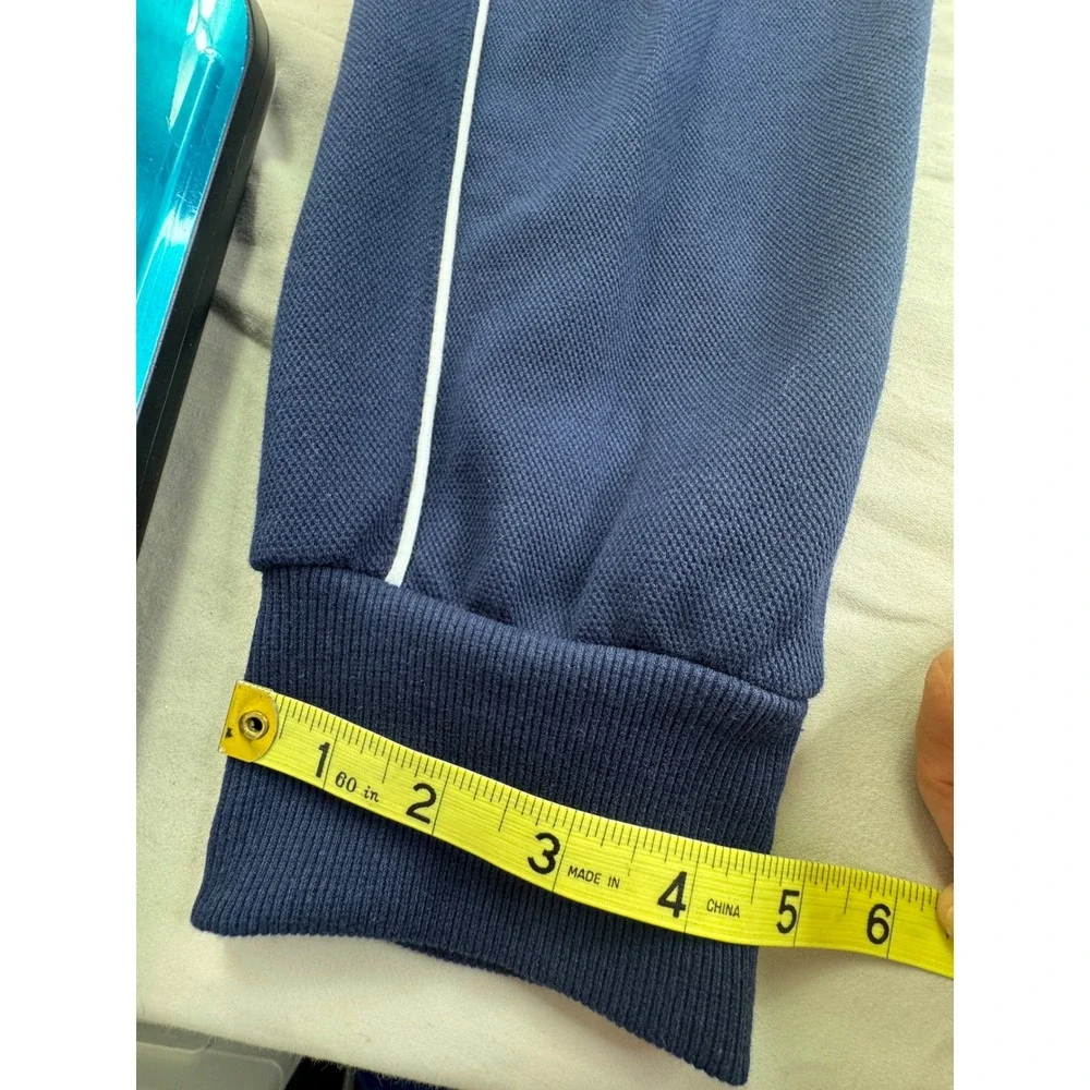 US Polo Assn Mens Navy Blue Side Stripe Jogger Sweatpants Small NWT